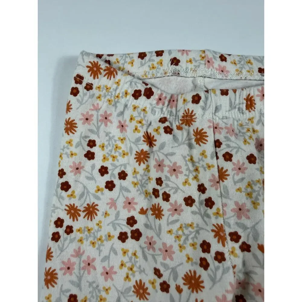 Cat & Jack Fall Floral Top & Leggings Set Size 2